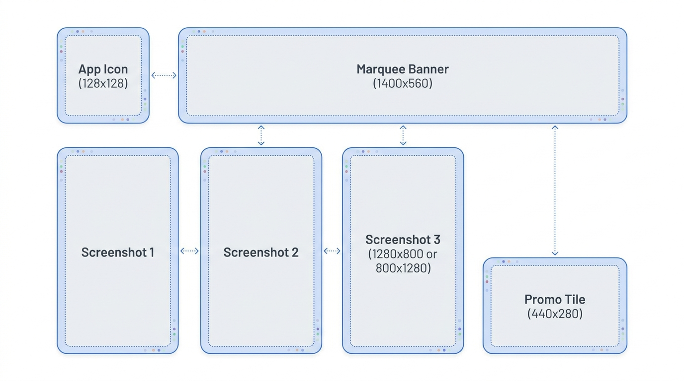 Chrome Web Store Image Sizes & Asset Specs (2026 Cheat Sheet)